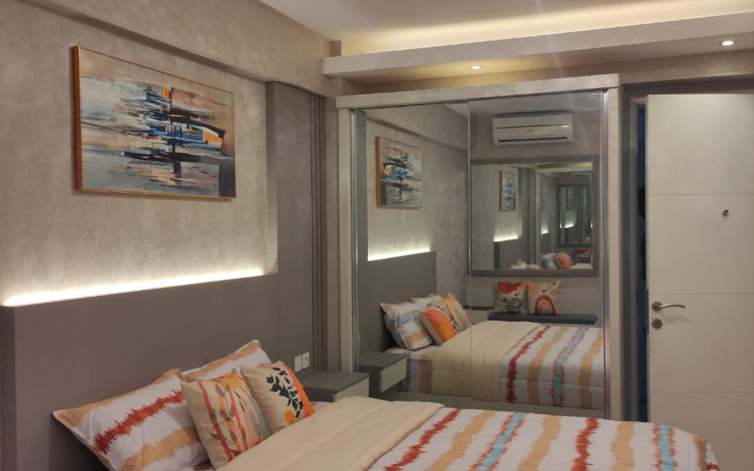 Interior Design Studio 20 m² Tower Alamanda Bassura City  (Versi 1)